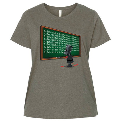 Ladies Curvy Jersey - F83UMK8X - Bamboo Blackout - 2