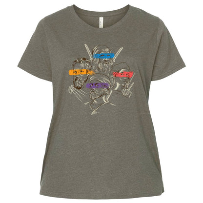 Ladies Curvy Jersey - T47LF3LK - Bamboo Blackout - 2