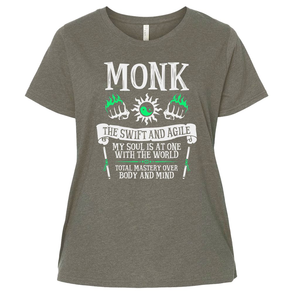 Ladies Curvy Jersey - C8L3GXGV - Bamboo Blackout - 2