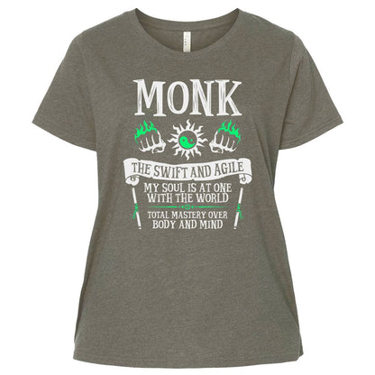 Ladies Curvy Jersey - C8L3GXGV - Bamboo Blackout - 2