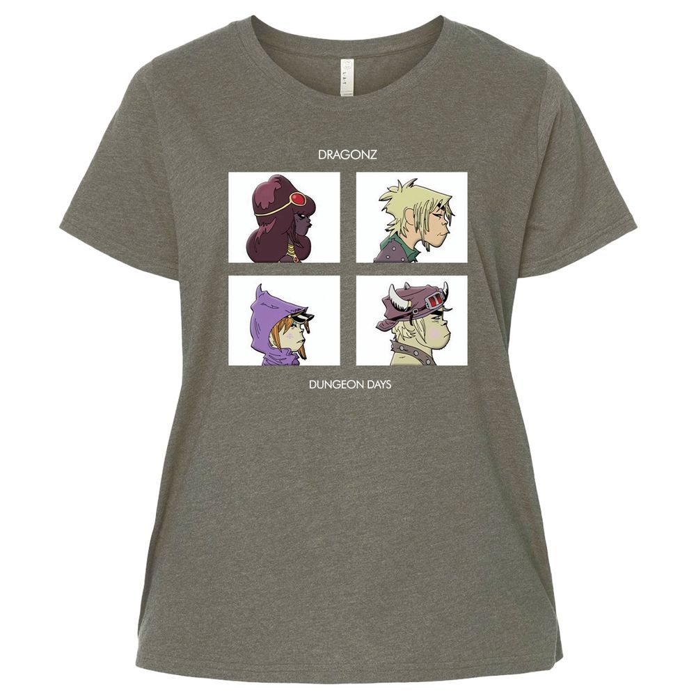 Ladies Curvy Jersey - 4PDUQK5Q - Bamboo Blackout - 2