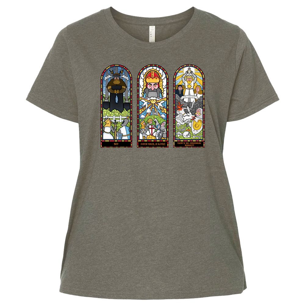 Ladies Curvy Jersey - ETBQ64FU - Bamboo Blackout - 2