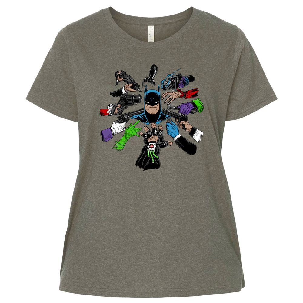 Ladies Curvy Jersey - 5XT1LHER - Bamboo Blackout - 2