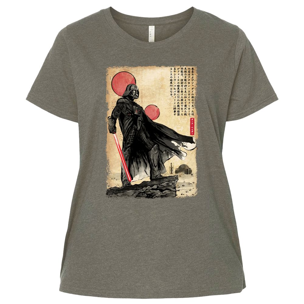 Ladies Curvy Jersey - J9H81GYJ - Bamboo Blackout - 2