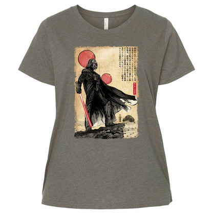 Ladies Curvy Jersey - J9H81GYJ - Bamboo Blackout - 2