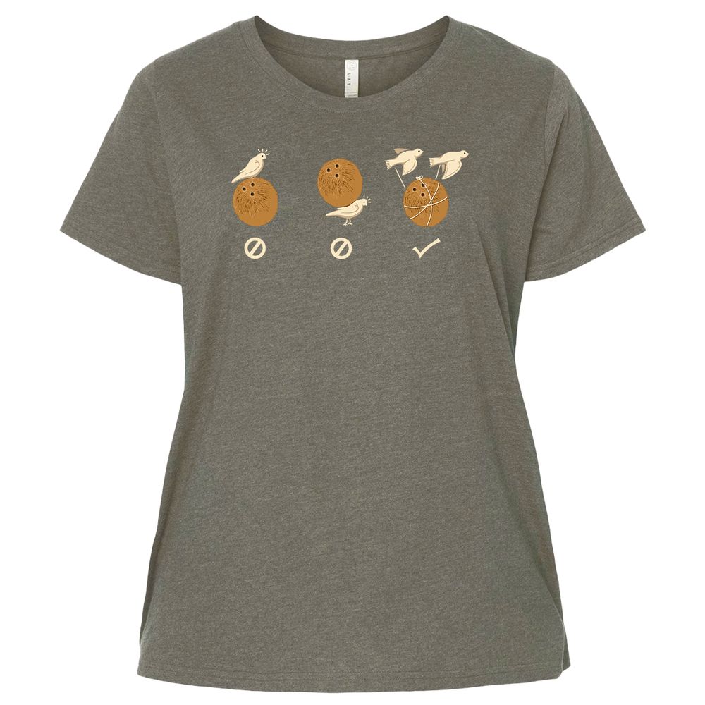 Ladies Curvy Jersey - 7VULF7S6 - Bamboo Blackout - 2