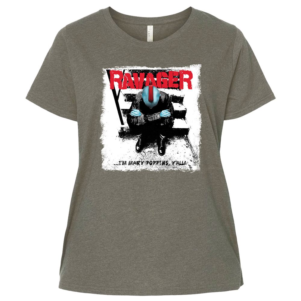 Ladies Curvy Jersey - W6X83FYH - Bamboo Blackout - 2