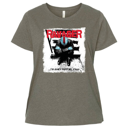 Ladies Curvy Jersey - W6X83FYH - Bamboo Blackout - 2