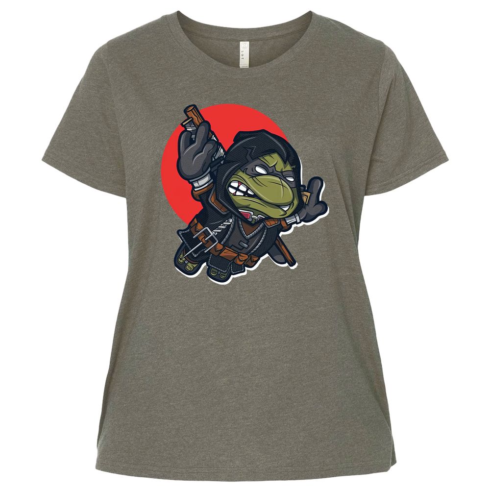 Ladies Curvy Jersey - 2GLFWL4Q - Bamboo Blackout - 2