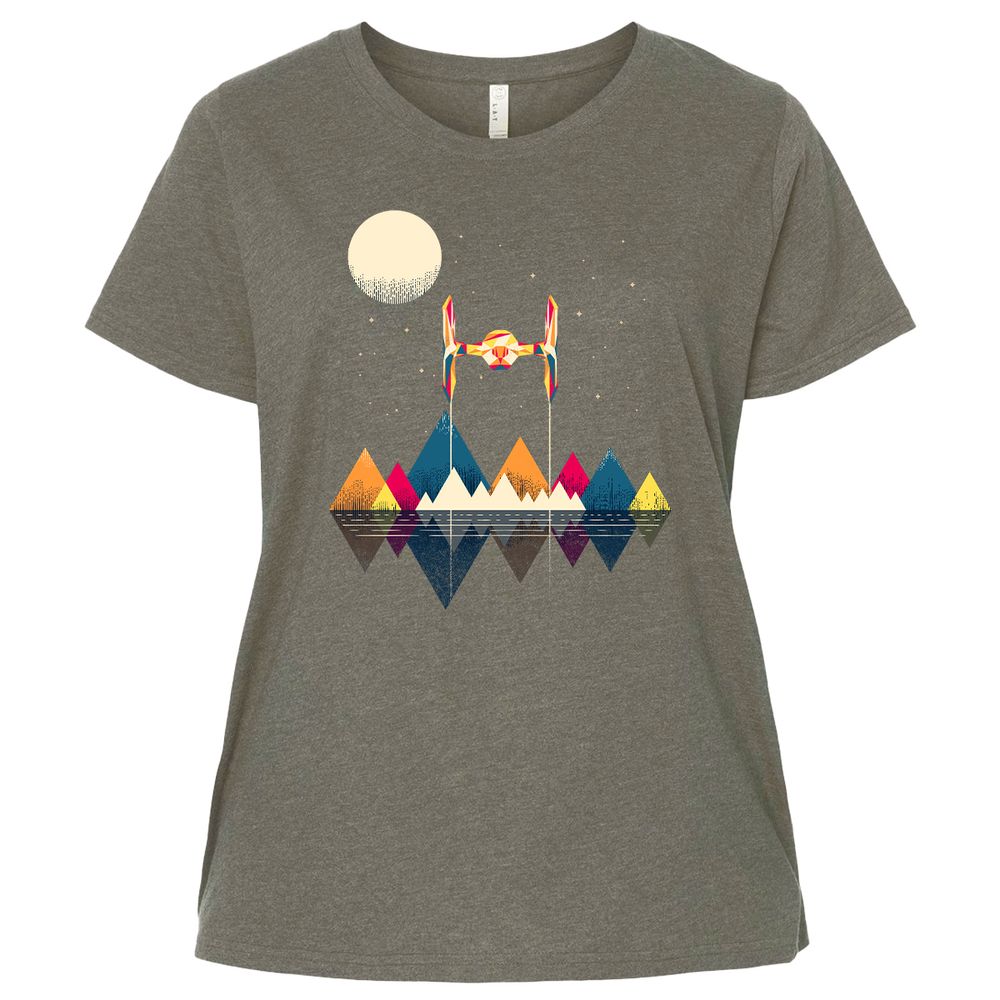 Ladies Curvy Jersey - GAM3917N - Bamboo Blackout - 2