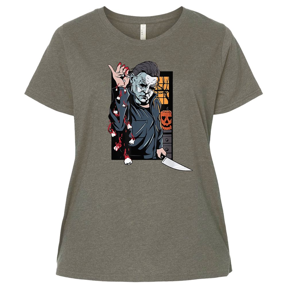 Ladies Curvy Jersey - 2GJDTGCM - Bamboo Blackout - 2