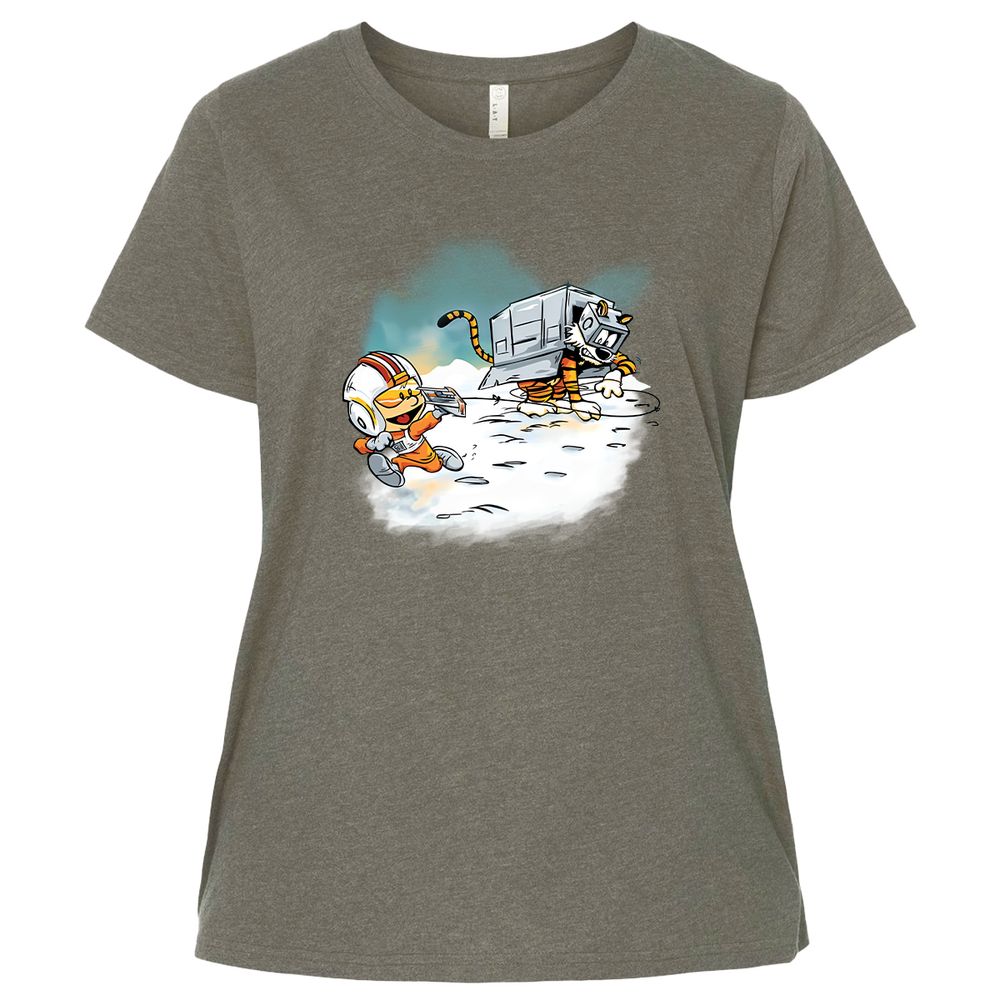 Ladies Curvy Jersey - 9CAUKCZ3 - Bamboo Blackout - 2