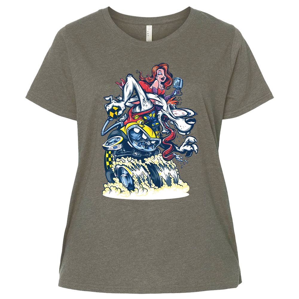 Ladies Curvy Jersey - 2TLTL4BP - Bamboo Blackout - 2