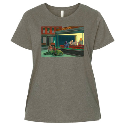 Ladies Curvy Jersey - L5K969NQ - Bamboo Blackout - 2