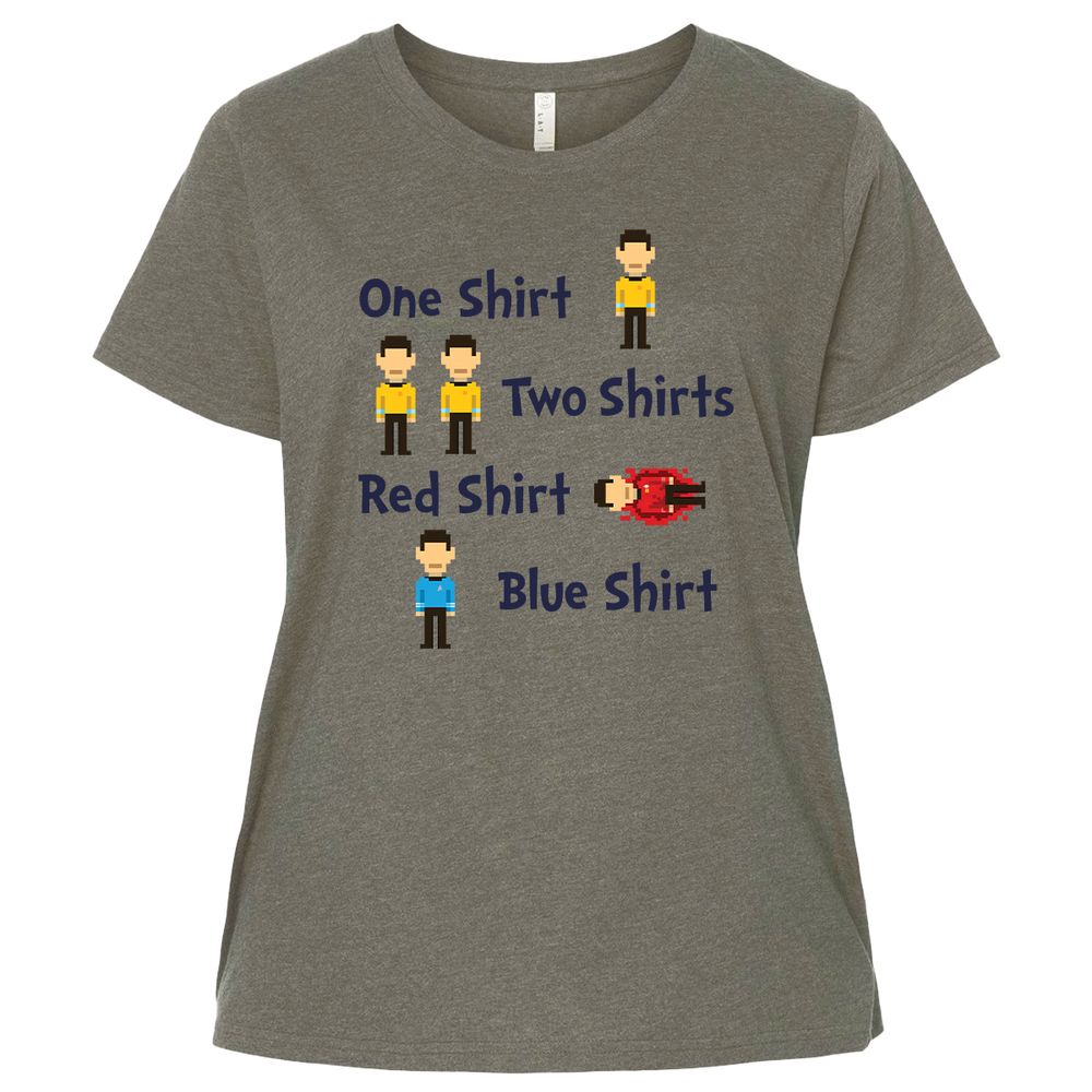 Red Shirt, Blue Shirt - Bamboo Blackout - 2