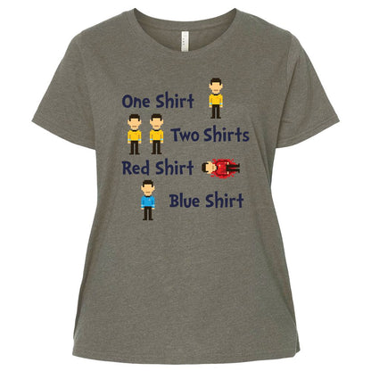 Red Shirt, Blue Shirt - Bamboo Blackout - 2