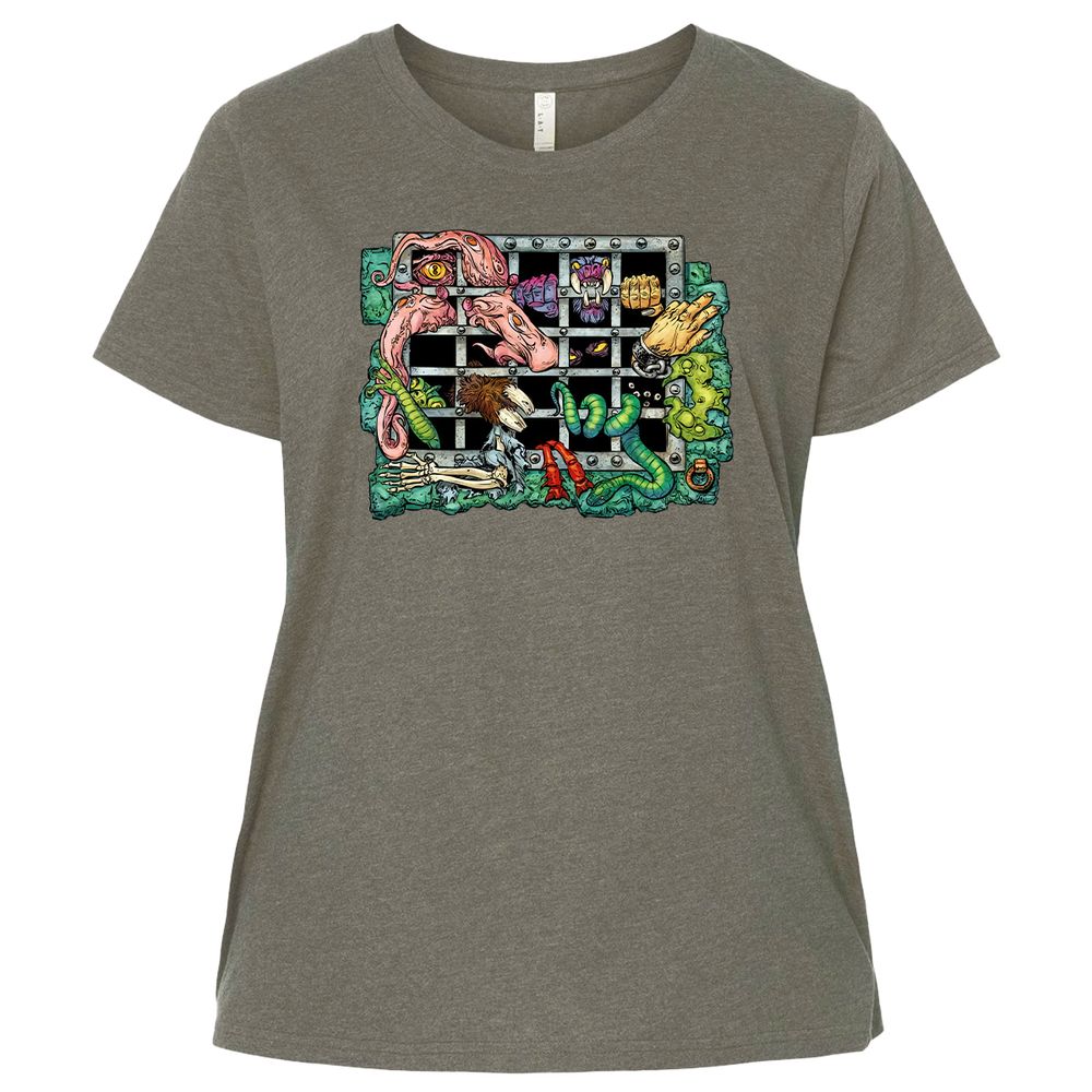 Ladies Curvy Jersey - 8D68EX72 - Bamboo Blackout - 2