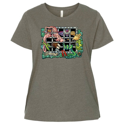 Ladies Curvy Jersey - 8D68EX72 - Bamboo Blackout - 2