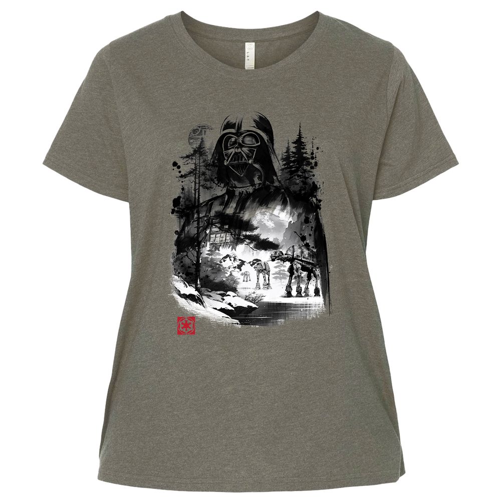 Ladies Curvy Jersey - AWRL56TN - Bamboo Blackout - 2