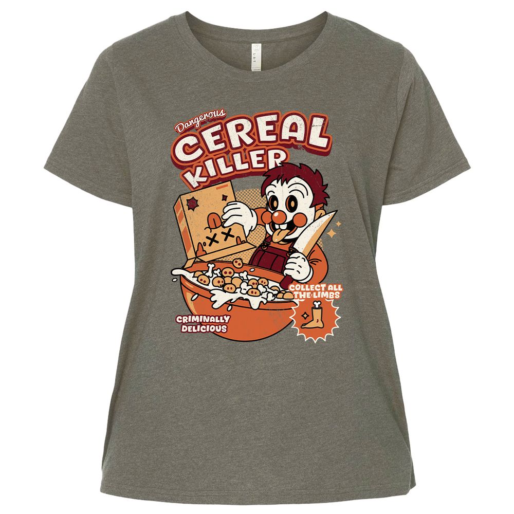 Ladies Curvy Jersey - 1V7FS5U6 - Bamboo Blackout - 2