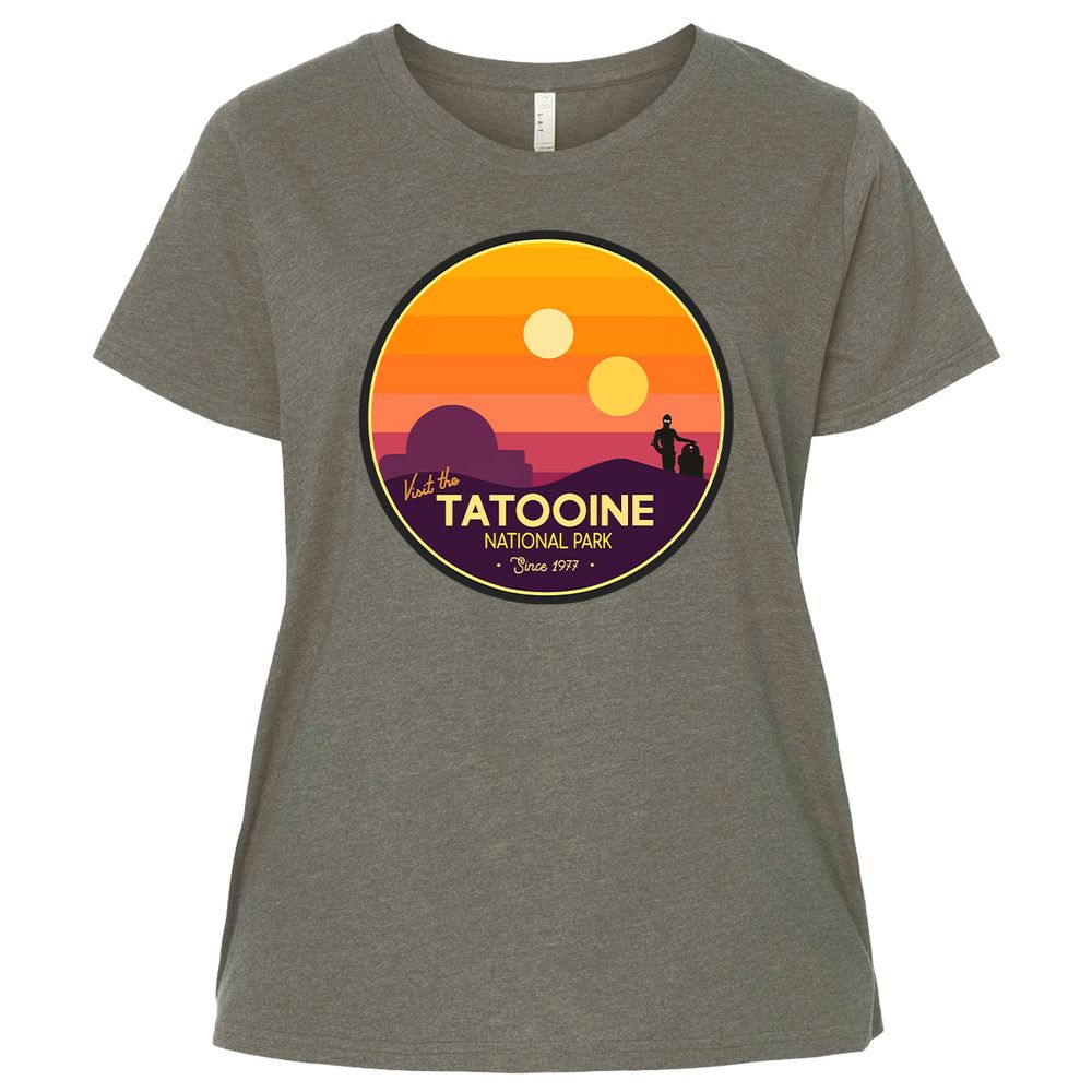 Ladies Curvy Jersey - CN7V1S5J - Bamboo Blackout - 2