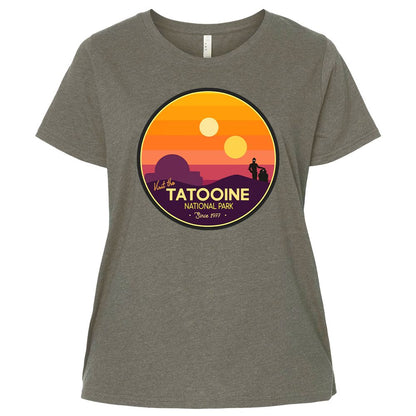 Ladies Curvy Jersey - CN7V1S5J - Bamboo Blackout - 2