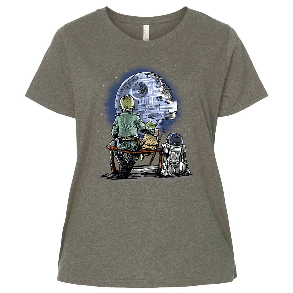 Ladies Curvy Jersey - 32UDQ7VE - Bamboo Blackout - 2