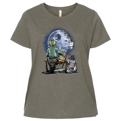 Ladies Curvy Jersey - 32UDQ7VE - Bamboo Blackout - 2