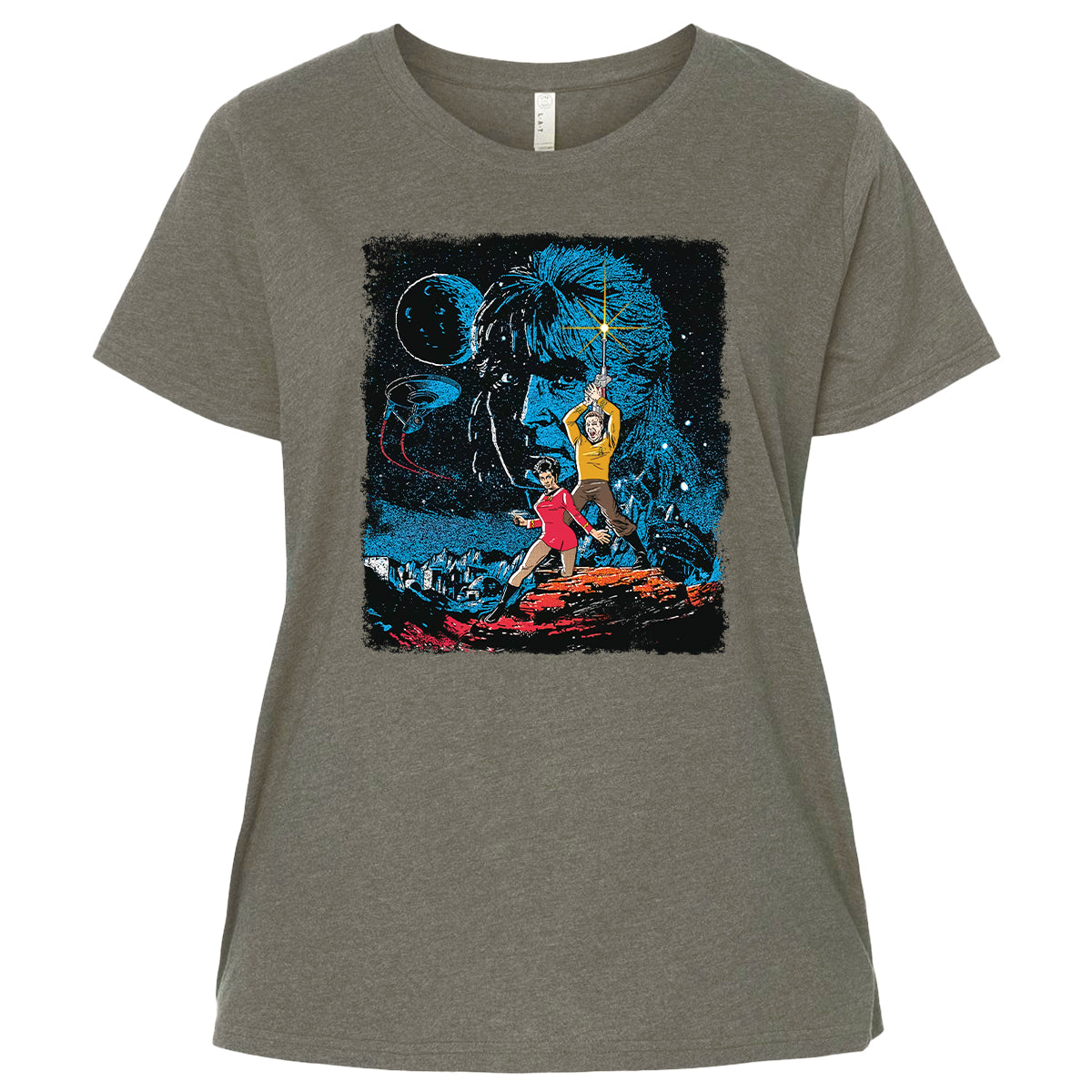 Ladies Curvy Jersey - A74GK6TF - Bamboo Blackout - 2