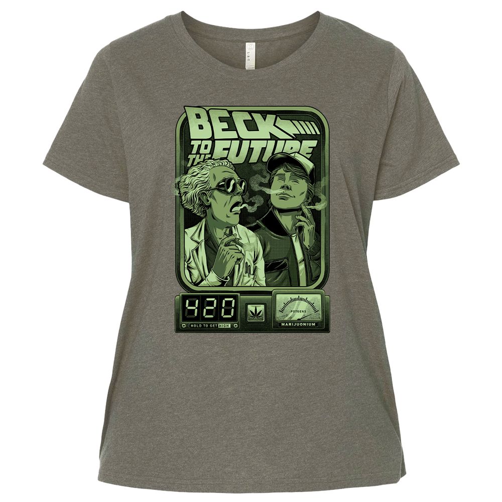 Ladies Curvy Jersey - KNYV49UX - Bamboo Blackout - 2