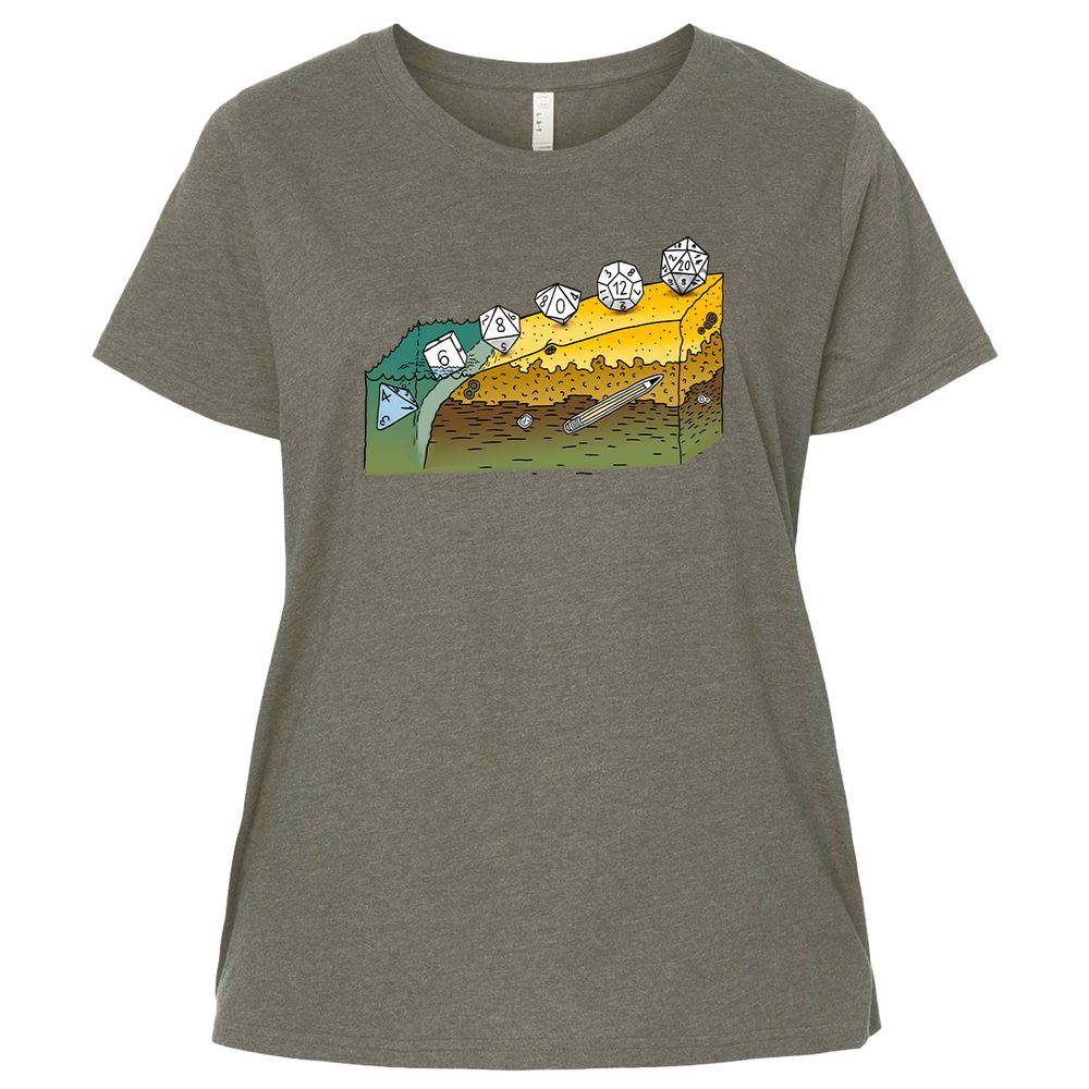 Ladies Curvy Jersey - FPTUV1JQ - Bamboo Blackout - 2