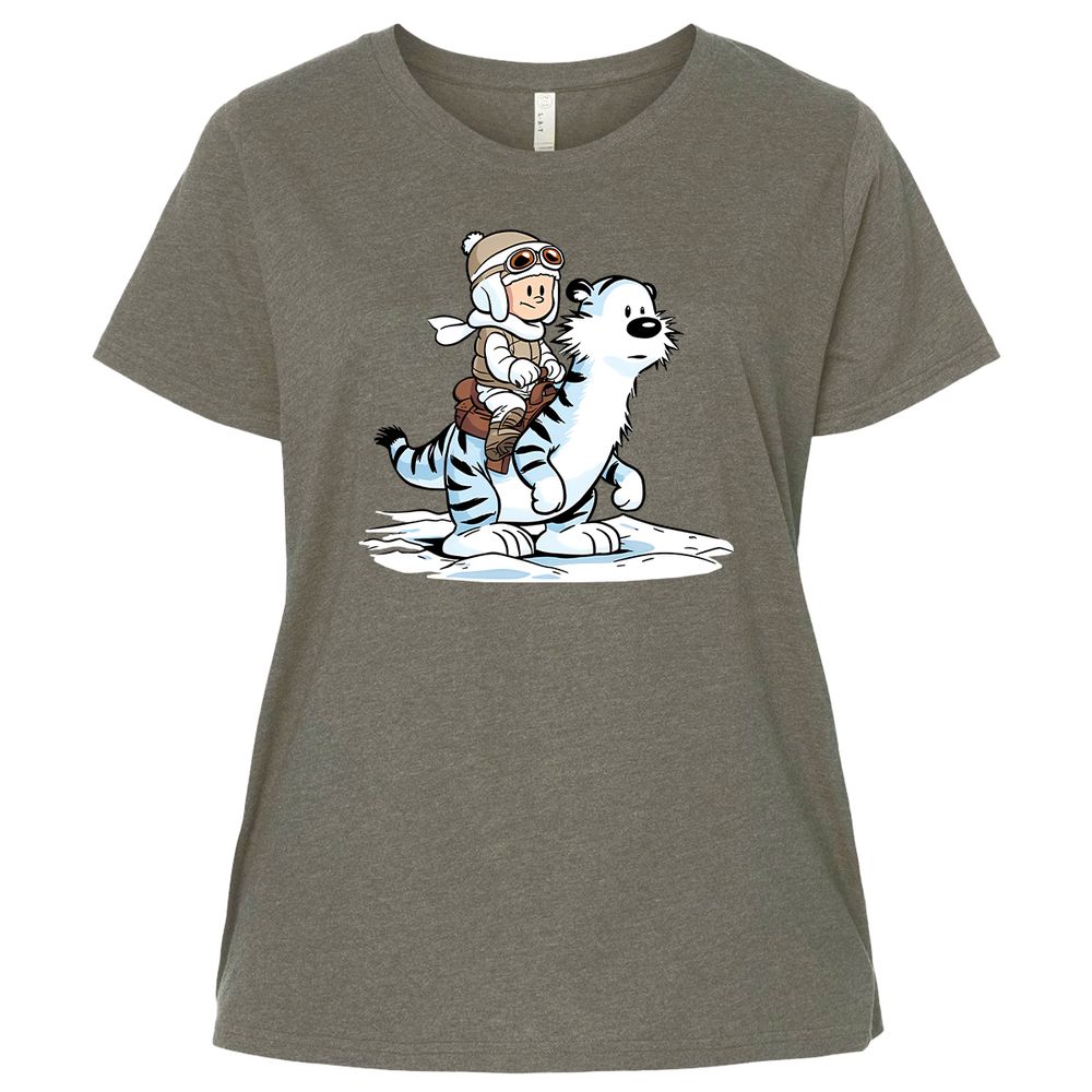 Ladies Curvy Jersey - LWYL9PGF - Bamboo Blackout - 2