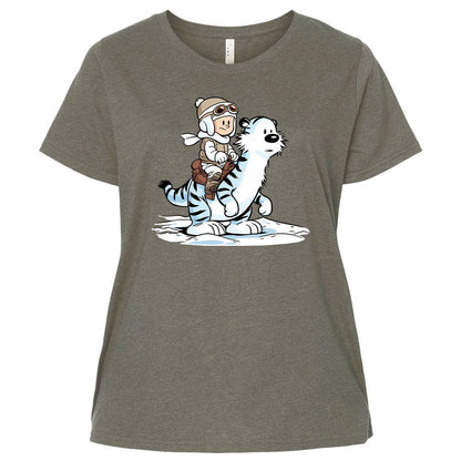 Ladies Curvy Jersey - LWYL9PGF - Bamboo Blackout - 2