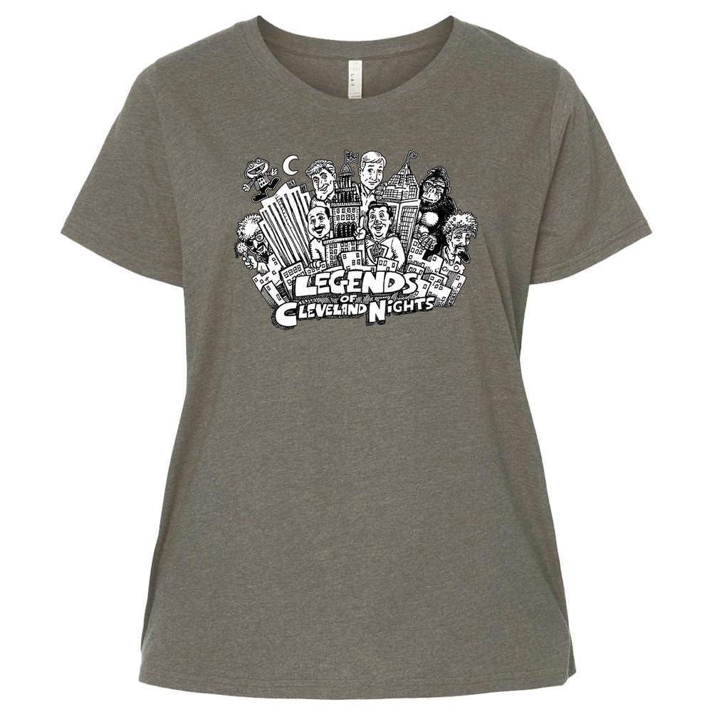 Ladies Curvy Jersey - 1JWQMDYA - Bamboo Blackout - 2