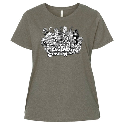 Ladies Curvy Jersey - 1JWQMDYA - Bamboo Blackout - 2