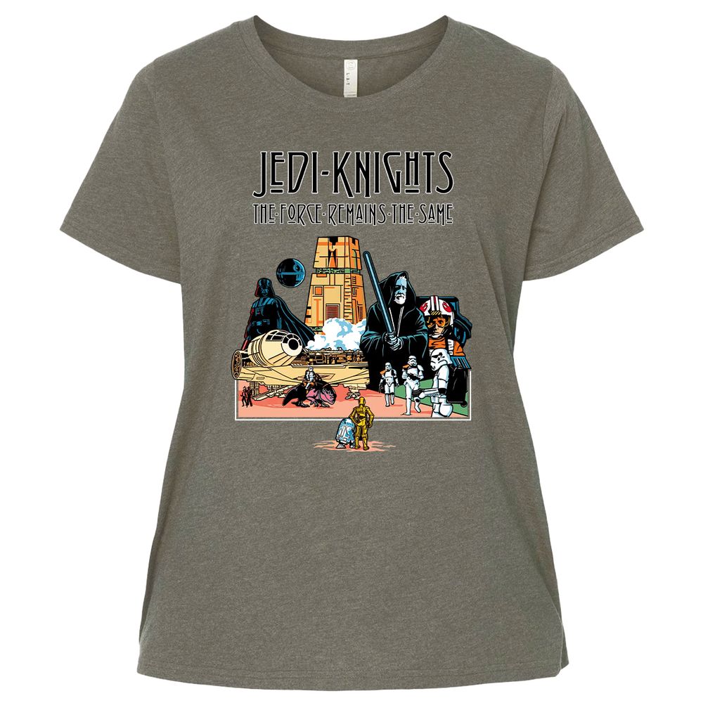 Ladies Curvy Jersey - LWCGJELQ - Bamboo Blackout - 2