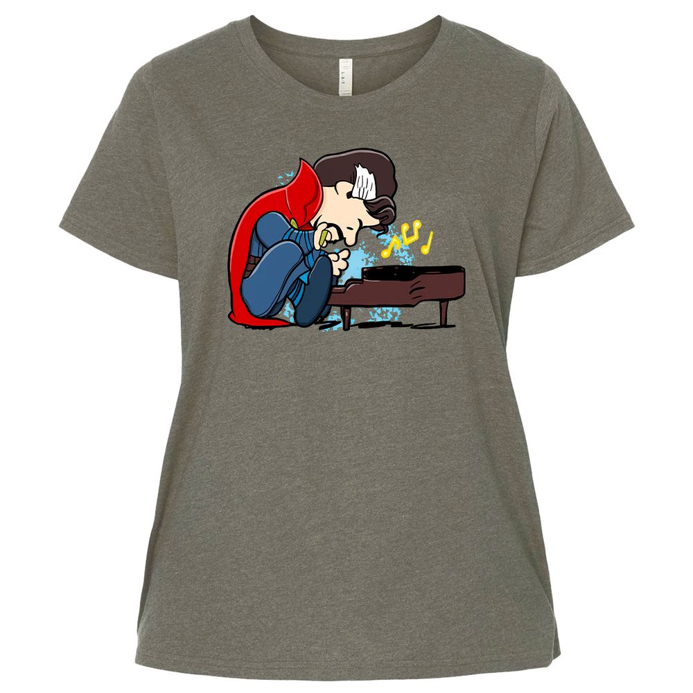 Ladies Curvy Jersey - 51Q7SAZK - Bamboo Blackout - 2