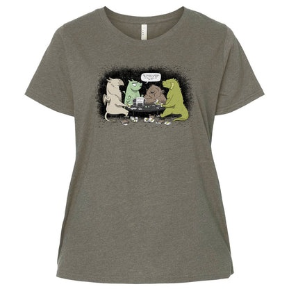 Ladies Curvy Jersey - BF8GTDBY - Bamboo Blackout - 2