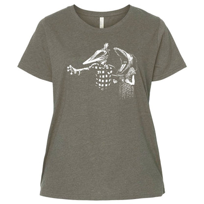 Ladies Curvy Jersey - 5WTKU82J - Bamboo Blackout - 2