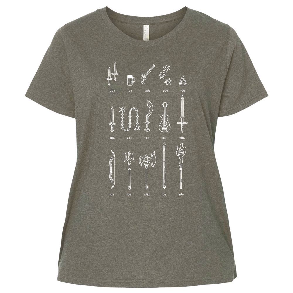 Ladies Curvy Jersey - PX8EF9AS - Bamboo Blackout - 2