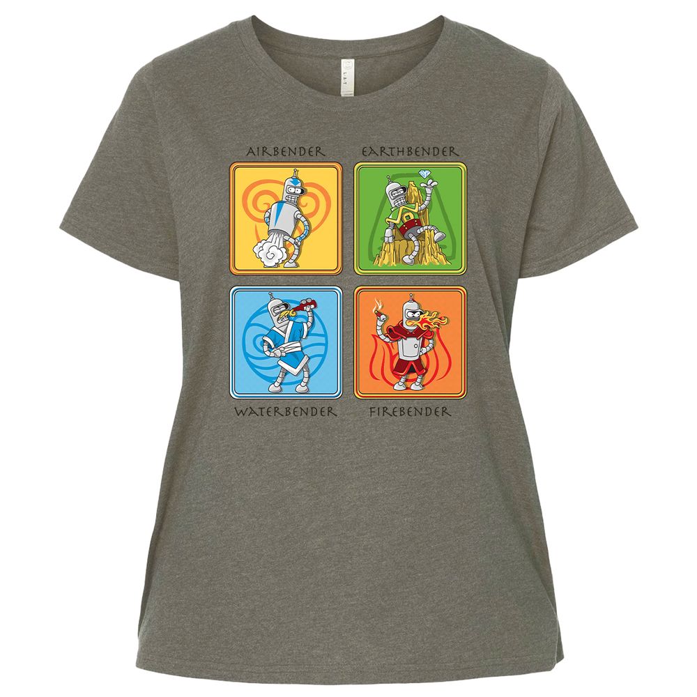 Ladies Curvy Jersey - 5GJ39S7S - Bamboo Blackout - 2