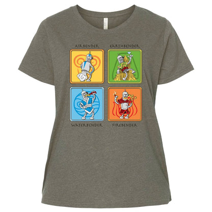 Ladies Curvy Jersey - 5GJ39S7S - Bamboo Blackout - 2