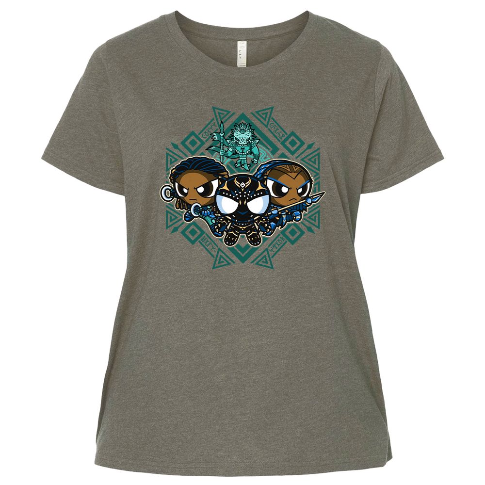 Ladies Curvy Jersey - B77QVFA7 - Bamboo Blackout - 2