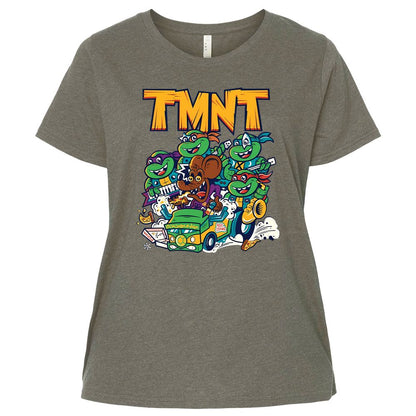 Ladies Curvy Jersey - 4SPPC7AS - Bamboo Blackout - 2