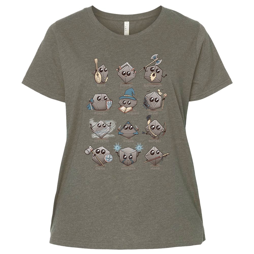 Ladies Curvy Jersey - N3C6B4QB - Bamboo Blackout - 2