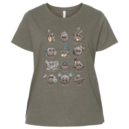 Ladies Curvy Jersey - N3C6B4QB - Bamboo Blackout - 2