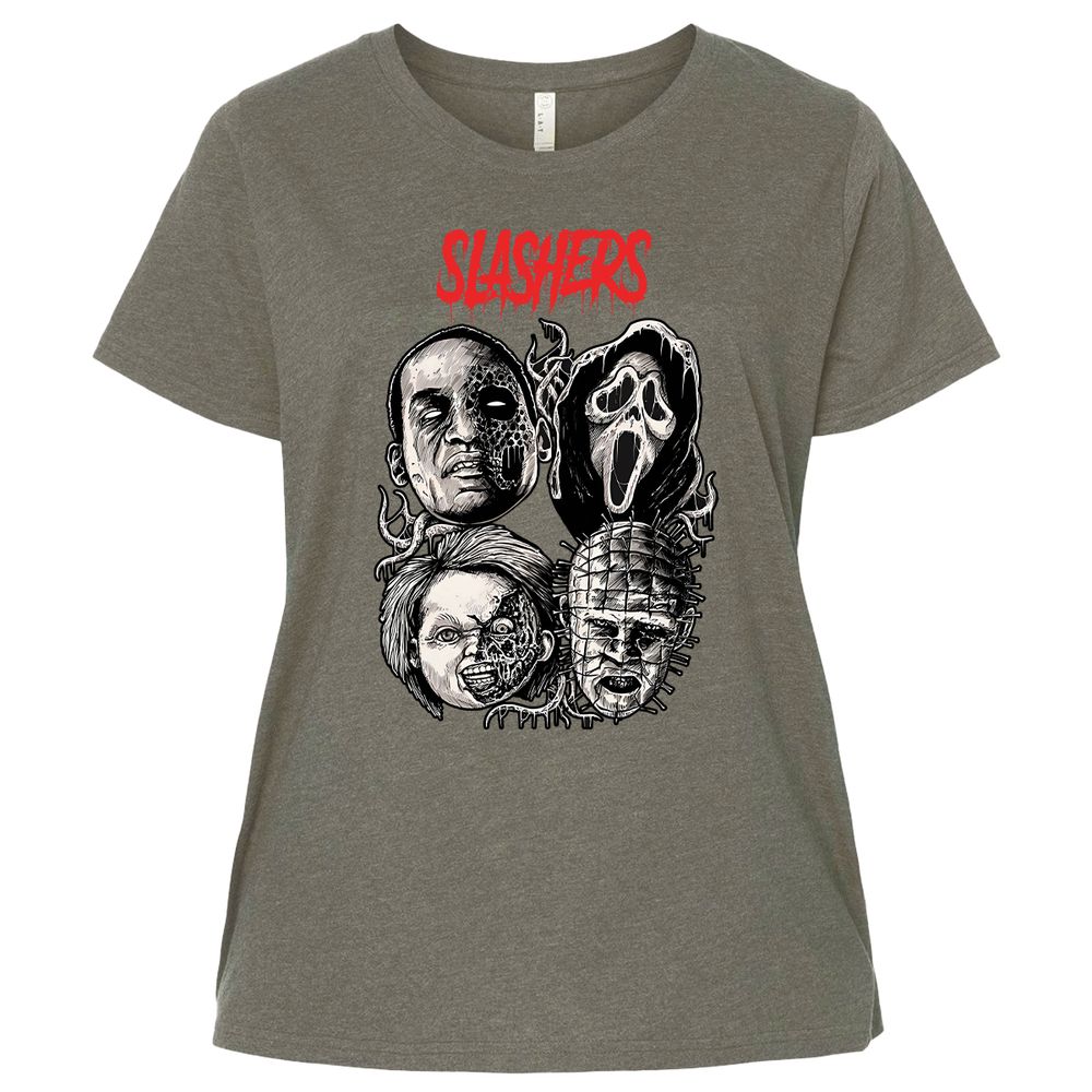 Ladies Curvy Jersey - WFW6PWX9 - Bamboo Blackout - 2