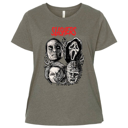 Ladies Curvy Jersey - WFW6PWX9 - Bamboo Blackout - 2