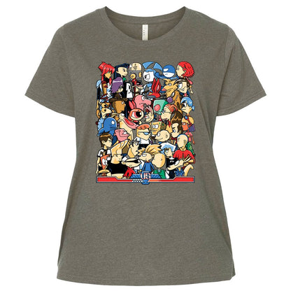 Ladies Curvy Jersey - A7A2ZN65 - Bamboo Blackout - 2