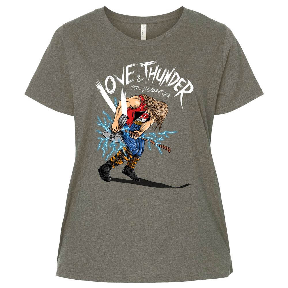 Ladies Curvy Jersey - HPAFM814 - Bamboo Blackout - 2